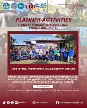 Pengabdian Masyarakat Tingkat Universitas, Universitas Bangka Belitung 2024